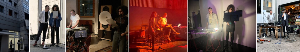 Ikili, performing live, series of images